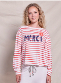 Sundry Merci Crew Pullover