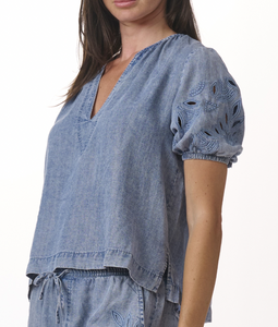 Splendid - Cayden Indigo Blouse