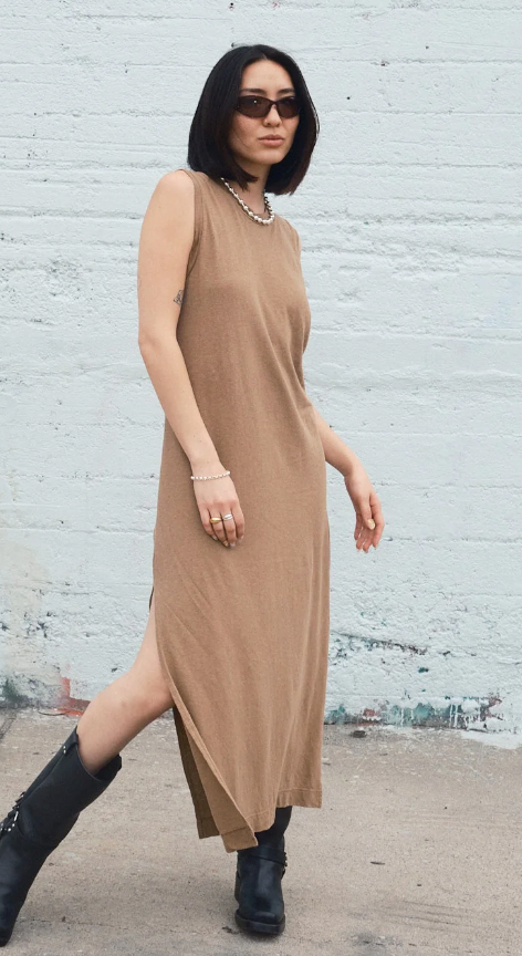 Jungmaven Hermosa Dress- coyote