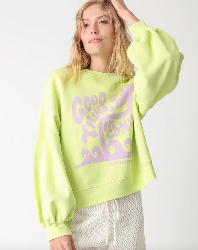 Electric & Rose Balloon Sweatshirt- Retro