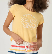 Load image into Gallery viewer, PJ Salvage - Maritime Embroidered Seashell Tee
