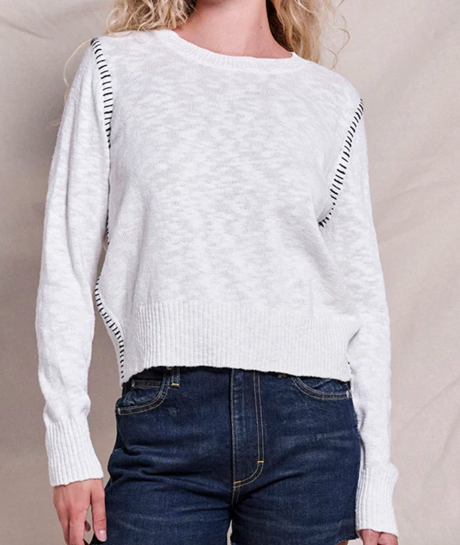 Sundry - Cotton Slub Crew Sweater