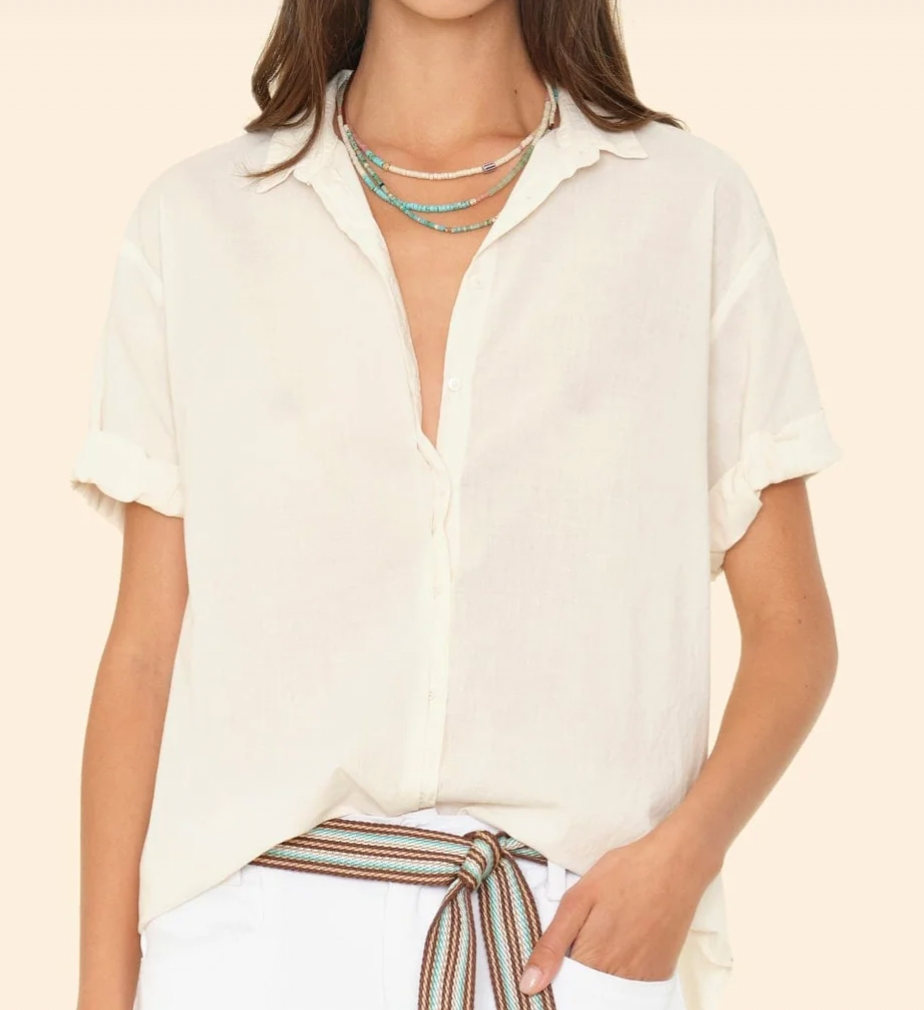 Xirena Channing Shirt- Oysterette