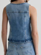 Load image into Gallery viewer, AG Teagan Denim Button Up Vest
