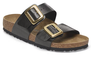 Birkenstock Sydney Cushion Buckle- Black Licorice