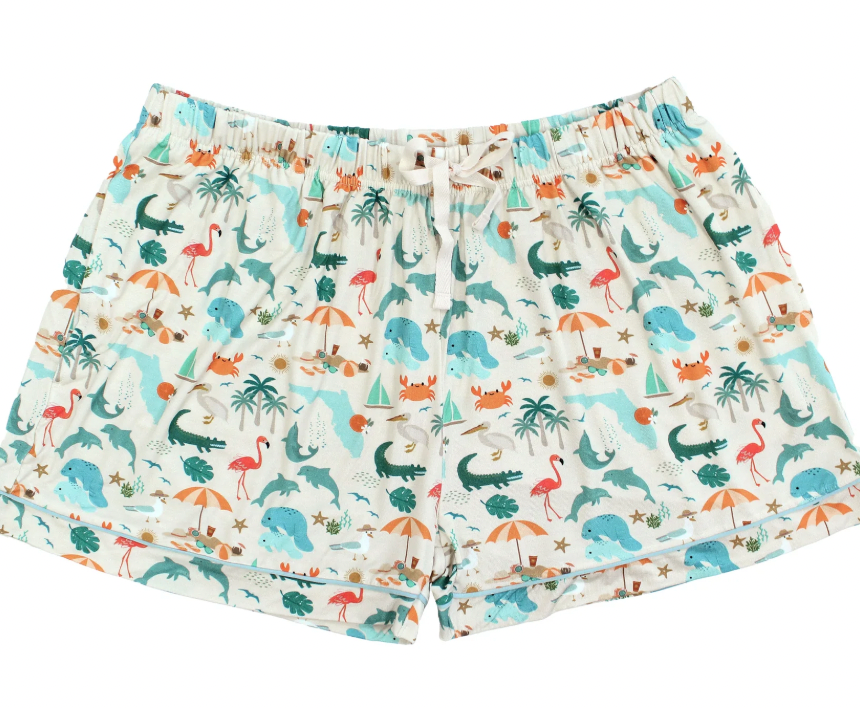Emerson and Friends - Explore Florida Pajama Shorts