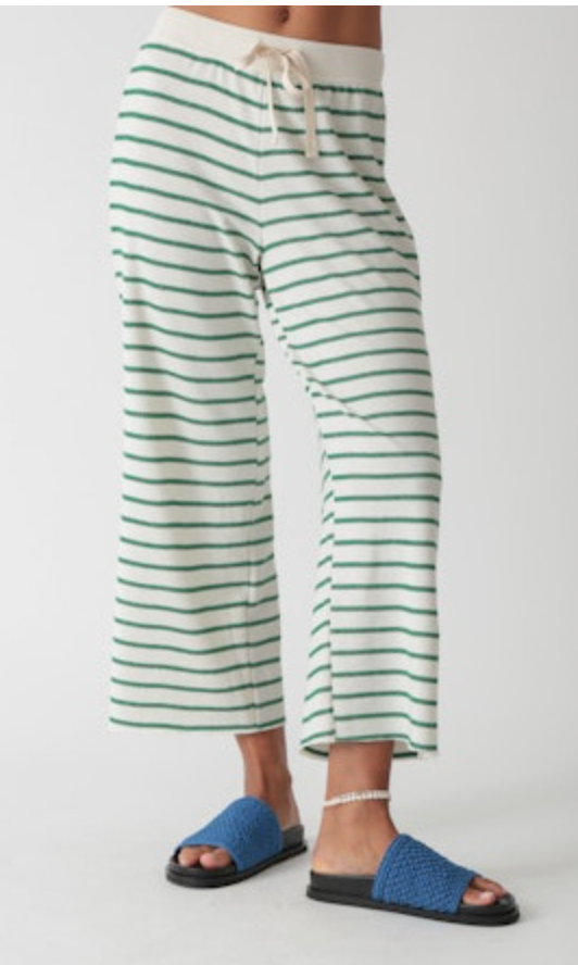Electric & Rose Ojai Pant- Green Stripe
