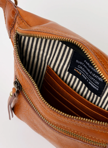 O My Bag- Beck's Bum Bag- Cognac SMALL