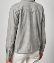 Load image into Gallery viewer, Lilla P - Denim Button Down - Grey Wash
