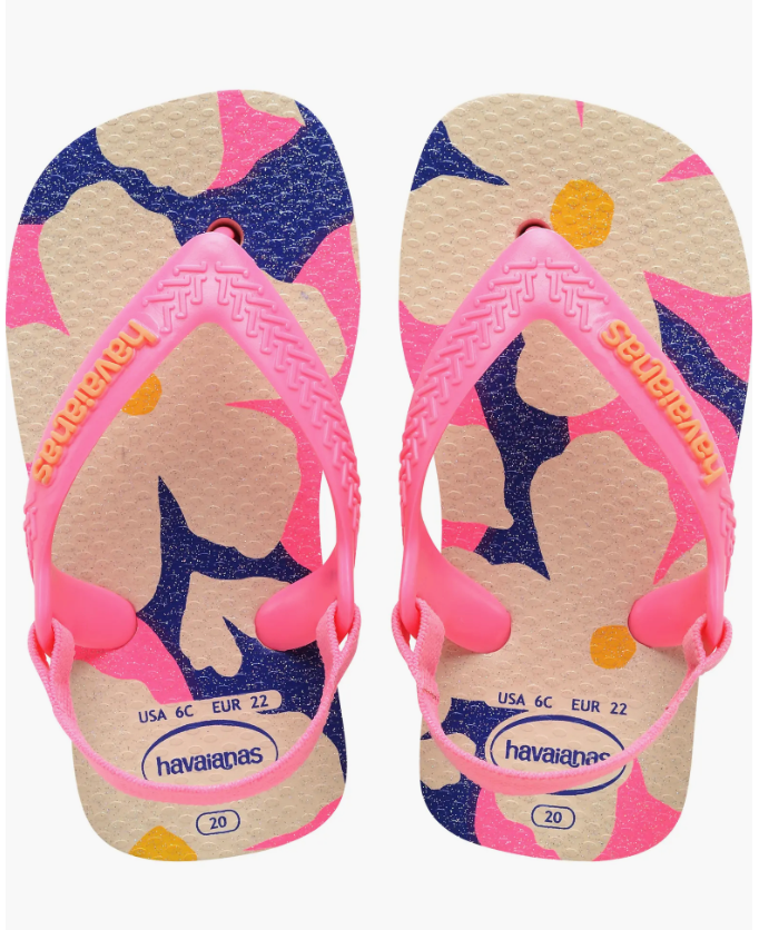 Havaianas Baby- Pink Flower