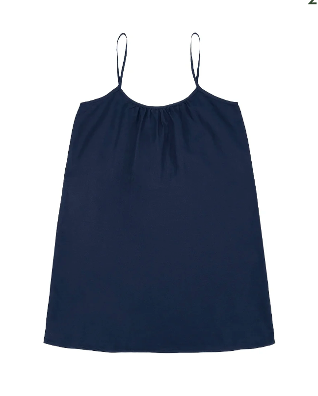 Jungmaven Sundance Slip Dress- navy