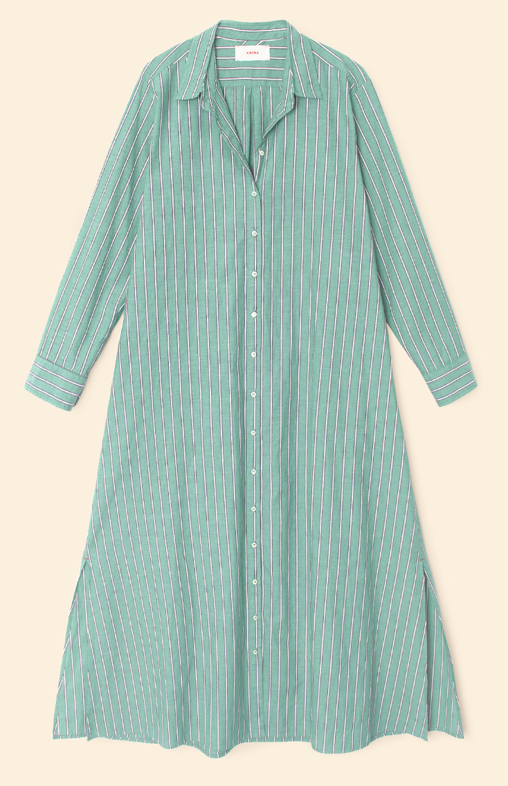 Xirena Boden Dress- Cilantro Stripe