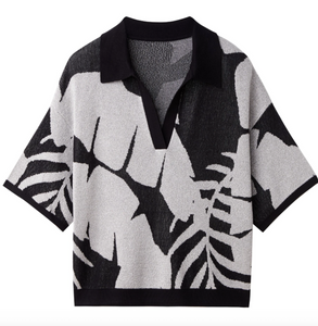 525 Johnny Collar Palm Tree Top