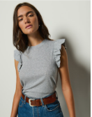 Nation Paulette Tank- Heather Grey