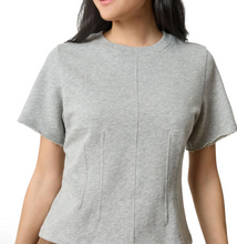 Load image into Gallery viewer, Lilla P Darted Elbow Sleeve Top
