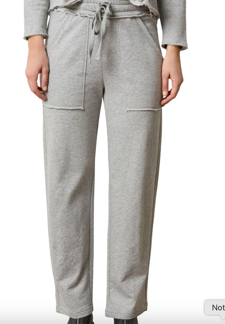 Lilla P Terry Pant- Heather Grey