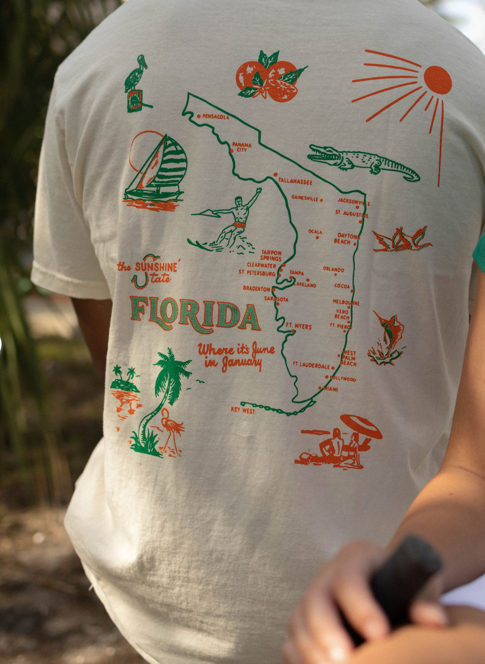 5801 Florida Map Tee