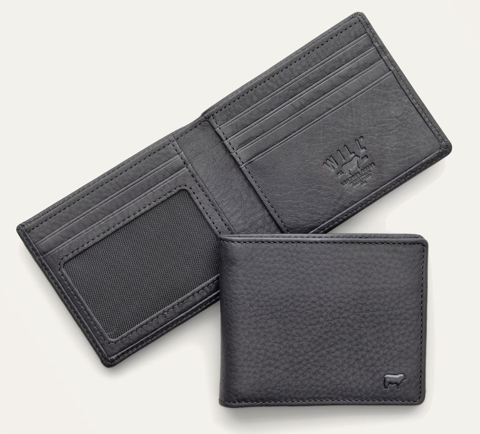 Will Leather - Classic Billfold - Black