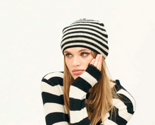 Load image into Gallery viewer, Jumper 1234- Stripe Rib Beanie
