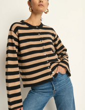 Load image into Gallery viewer, Nation Rosetta Cardigan - Rugby stripe
