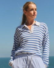 Load image into Gallery viewer, Sundry Stripe Polo Shirt
