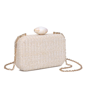 Urban Expressions - Ezra Clutch Evening Bag - Natural