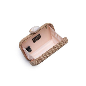 Urban Expressions - Ezra Clutch Evening Bag - Natural