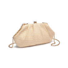 Load image into Gallery viewer, Urban Expressions - Triana Straw Frame Clutch - Natural
