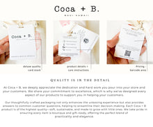 Load image into Gallery viewer, Coca + B. - Seashell Print Organic Bamboo Swaddle
