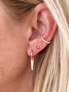 Jessica Matrasko Jewelry - Rosa Huggie Earrings