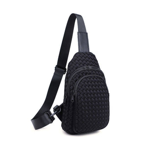 Sol and Selene - Beyond The Horizon - Woven Neoprene Sling Backpack: Cream