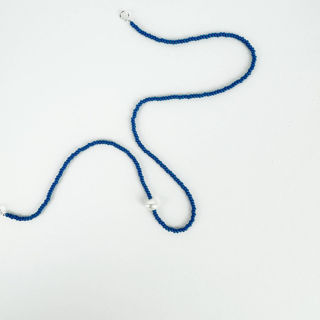 Millhouse Collection - The Khadi Necklace - Deep Blue