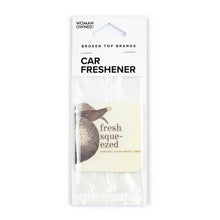Load image into Gallery viewer, Broken Top - Fresh Squeezed Car Freshener
