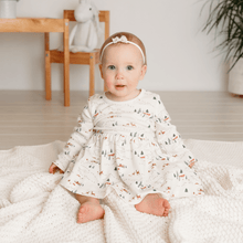 Load image into Gallery viewer, Finn + Emma - Long sleeve twirl dress- into the woods
