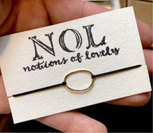 Load image into Gallery viewer, Notions of Lovely - The Everyday Bracelet: Black / 14k Gold Fill / Pebble Beach
