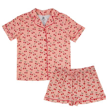 Load image into Gallery viewer, Emerson and Friends - Very Cherry Bamboo Short Sleeve Shorts Set
