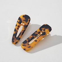 Load image into Gallery viewer, Adorro - Printed Barrette Hair Clips
