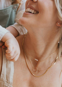 Hello Adorn - Pearl Linked Necklace