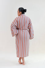 Load image into Gallery viewer, Bathen - Cabana Stripe Robe In Puff
