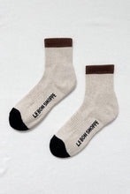 Load image into Gallery viewer, Le Bon Shoppe - Color Block Girlfriend Socks : Black Coffee
