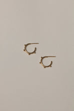 Load image into Gallery viewer, YEWŌ Collective - Small Bentu Hoops
