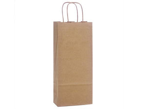 Nashville Wraps - Brown Kraft Paper Shopping Bags: 250 Pack / Rose 5.5x3.25x8.375"