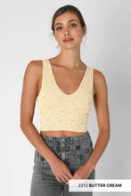 Load image into Gallery viewer, NIKIBIKI - Lace V Neck Tank Top ALL COLORS
