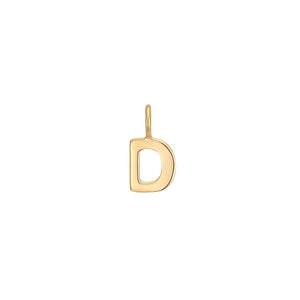 WJW - Permanent Jewelry 14K Solid Gold Initial Charms: Y