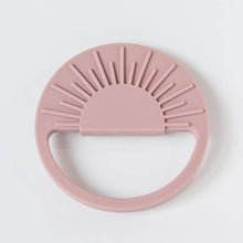 Load image into Gallery viewer, Babeehive Goods - Light Rose Sunburst Teething Toy
