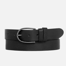 Load image into Gallery viewer, Amsterdam Heritage- Leather Belt Silver Buckle S
