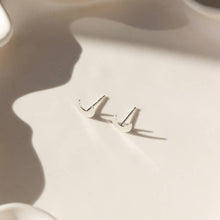 Load image into Gallery viewer, Token Jewelry - Tiny Moon Studs I Ready to Ship Earrings: Sterling Silver
