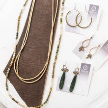 Load image into Gallery viewer, Original Hardware - Golden Pyrite Beaded Necklace

