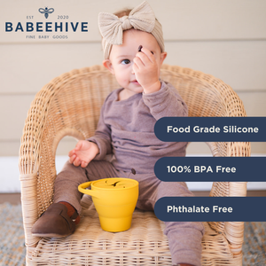 Babeehive Goods - Apricot Collapsible Snack Cup