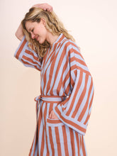 Load image into Gallery viewer, Bathen - Cabana Stripe Robe In Puff
